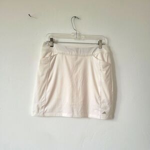 Adidas White Skort Athletic Golf Tennis Preppy Pickleball Sporty Old Money Small